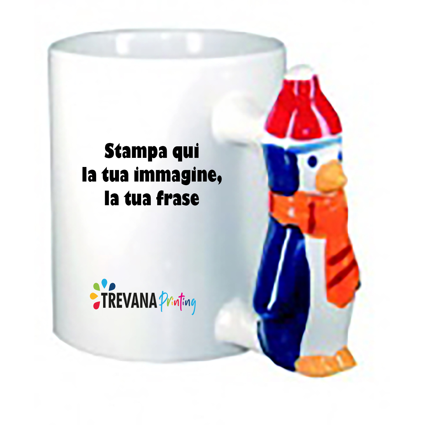 tazza manico pinguino trev